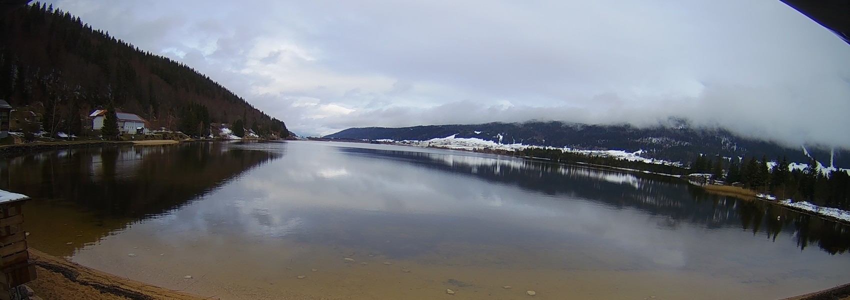 Les Rousses le lac et la base nautique